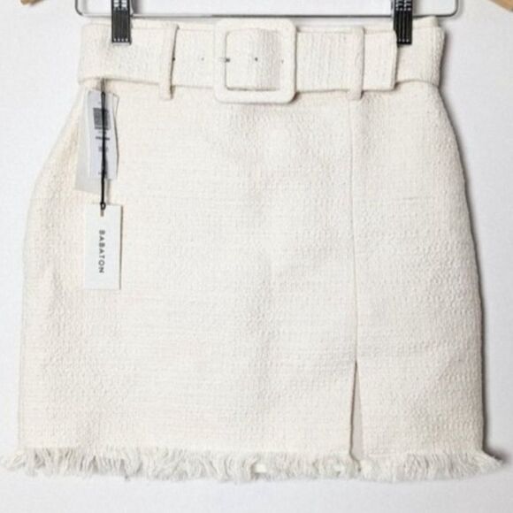 Babaton NEW Pristina Tweed Skirt Size 2 - Picture 5 of 11